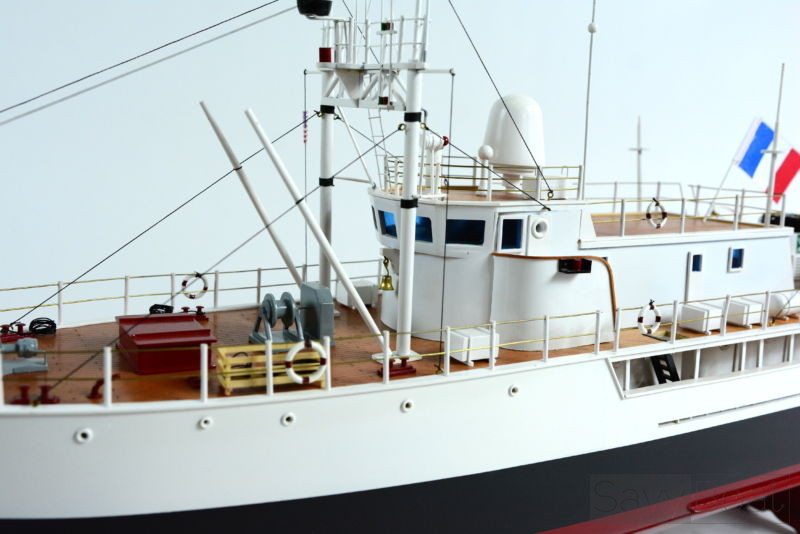 Rv Calypso Ship Model Handcrafted, Jacques-yves Cousteau