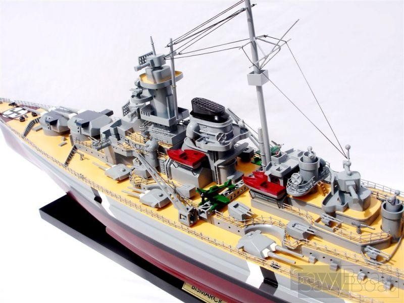 Bismarck - Handcrafted Wooden Model Ship| SavyBoat