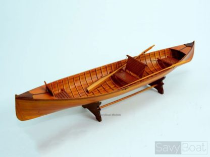 Adirondack Guideboat wooden boat model