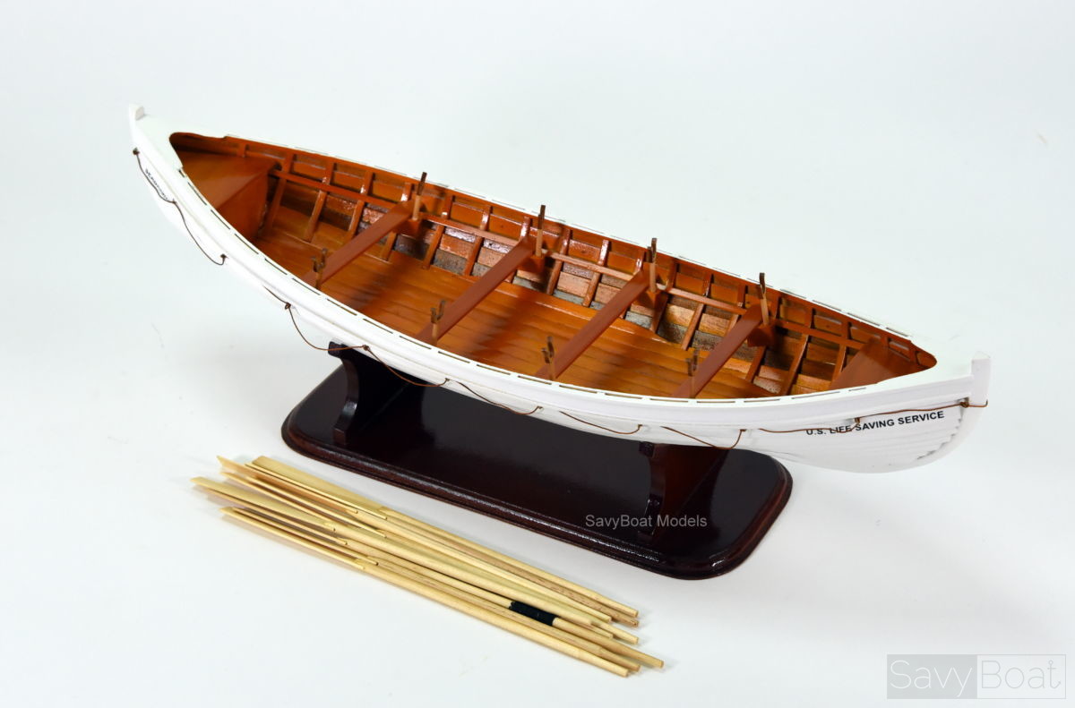 The US Life-Saving Service Lifeboat Model 22" Jersey Type Pulling Surfboat 