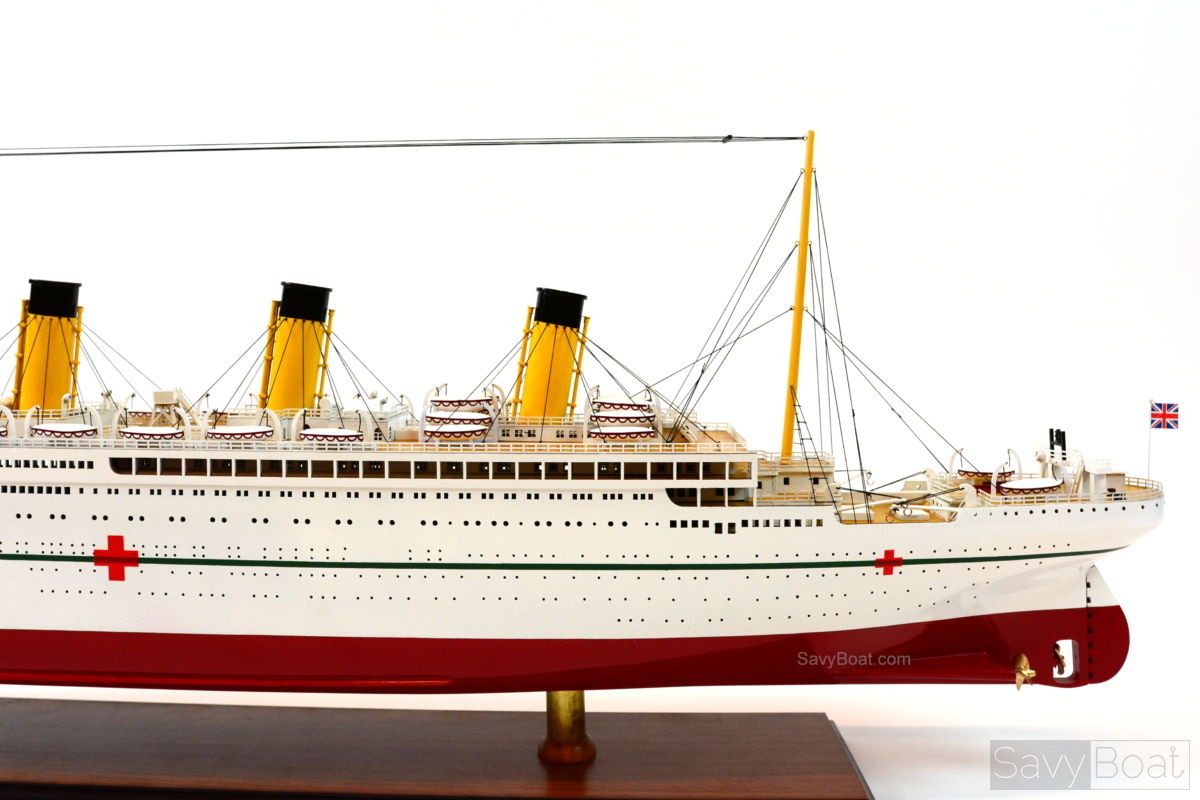 HMHS BRITANNIC - Handcrafted Wooden Ship Model SavyBoat