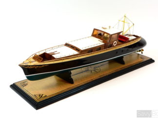 Aphrodite Commuter Yacht wooden boat model