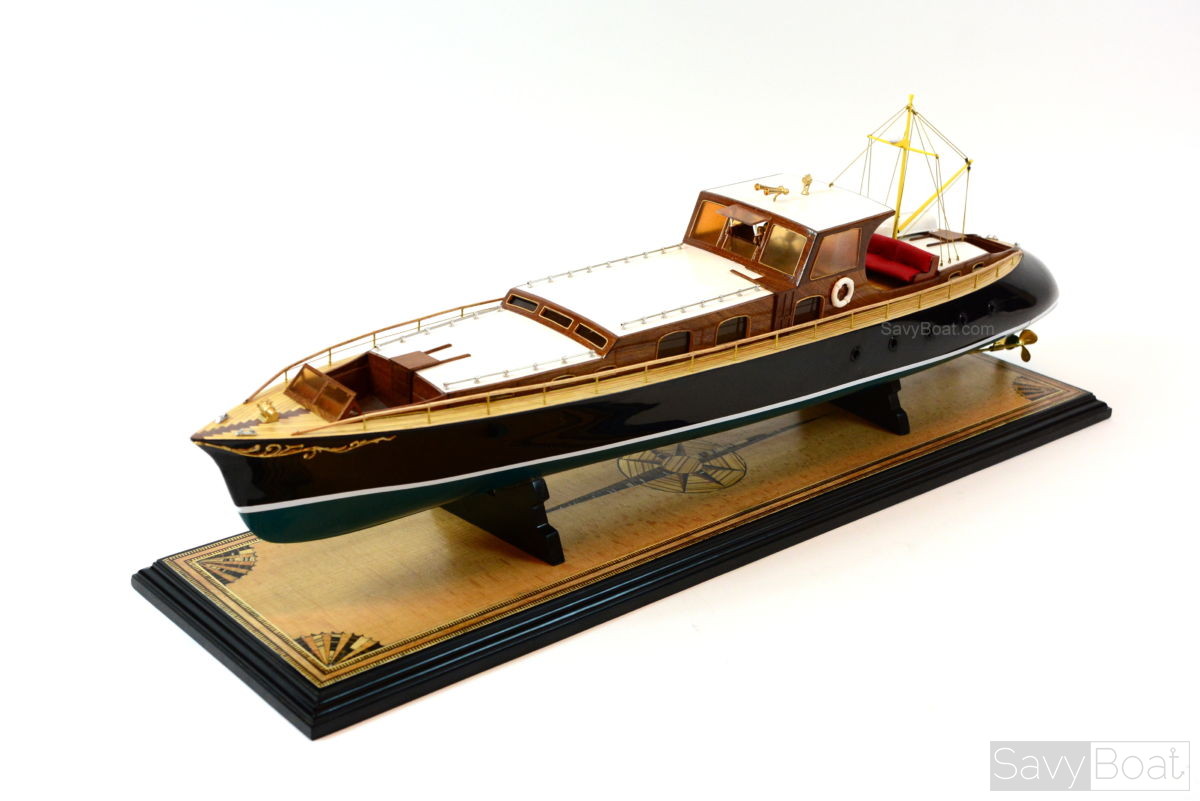 Aphrodite Commuter Yacht - Museum Quailty Handmade Wooden 