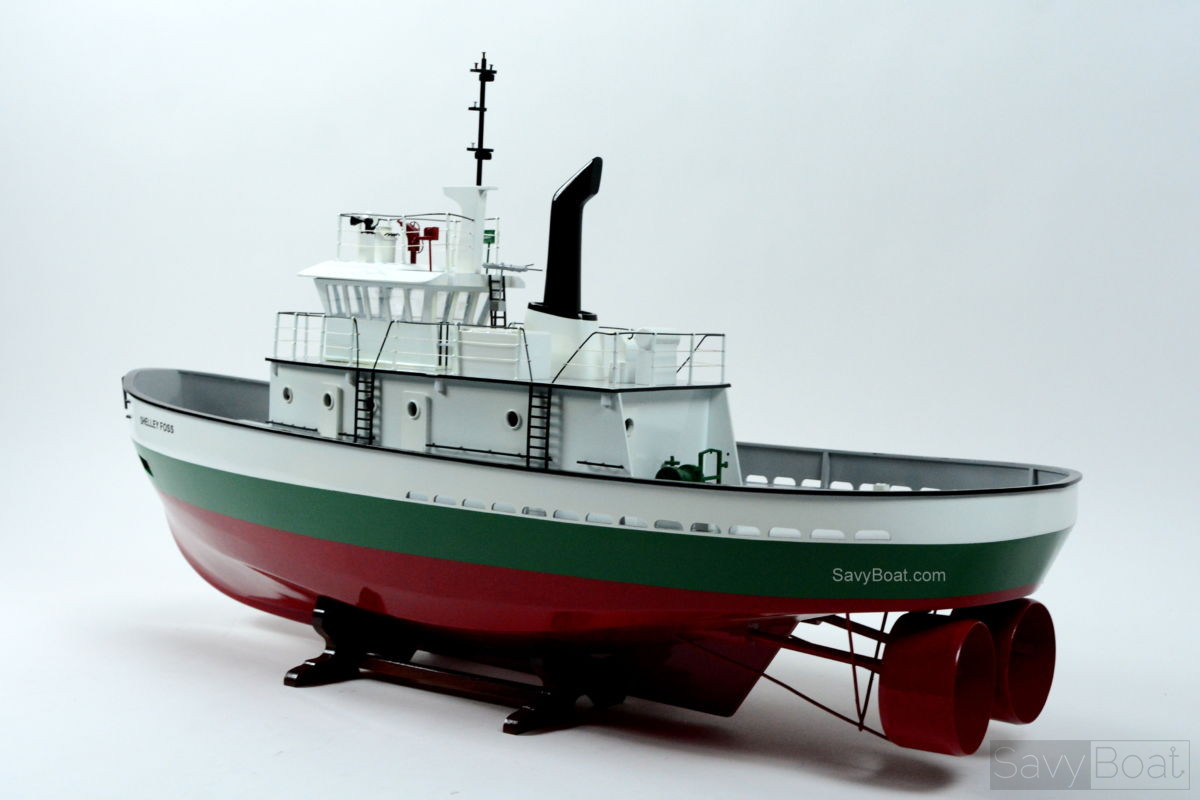 Shelley Foss Tugboat - Handcrafted Model Boat SavyBoat
