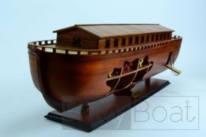 Noah's Ark handcrafted wooden ship model