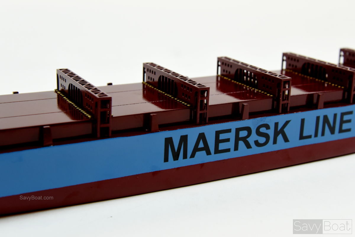 Maersk Alabama Handmade Wooden Ship Model 28" Z Scale 
