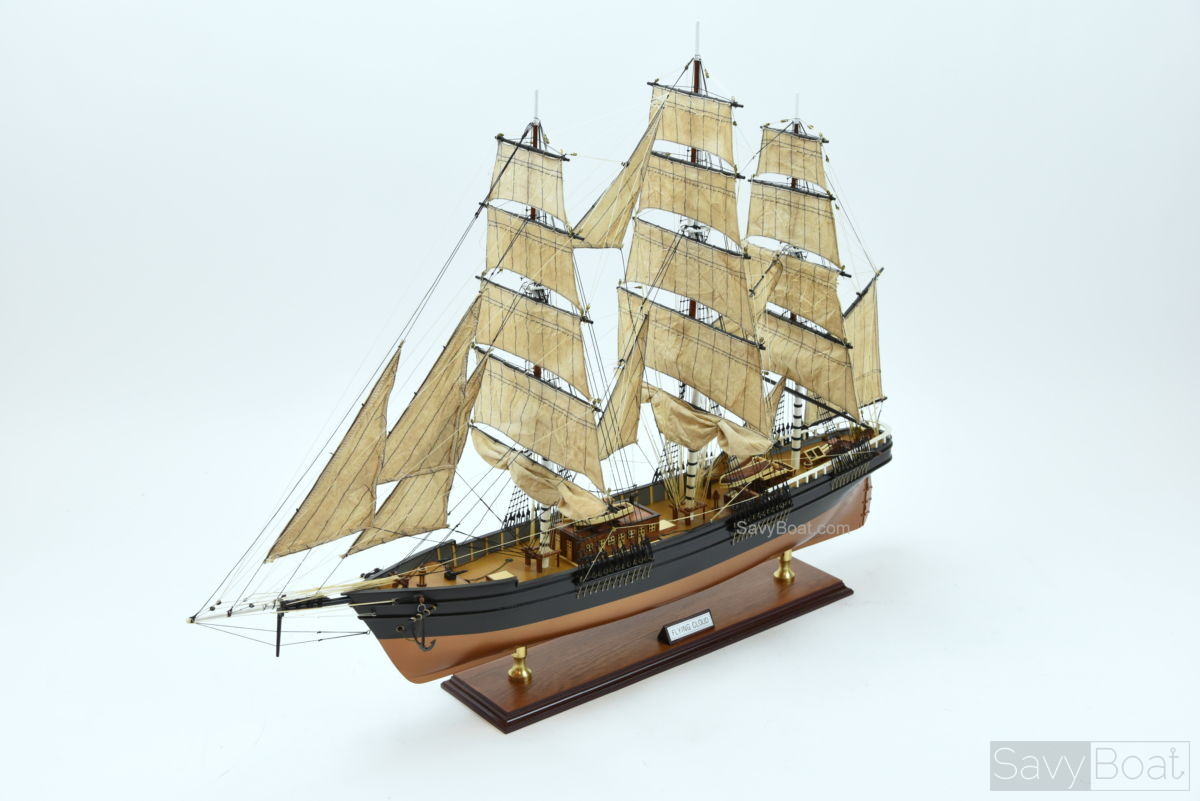 Flying Cloud - Handcrafted Wooden Model Boat | SavyBoat