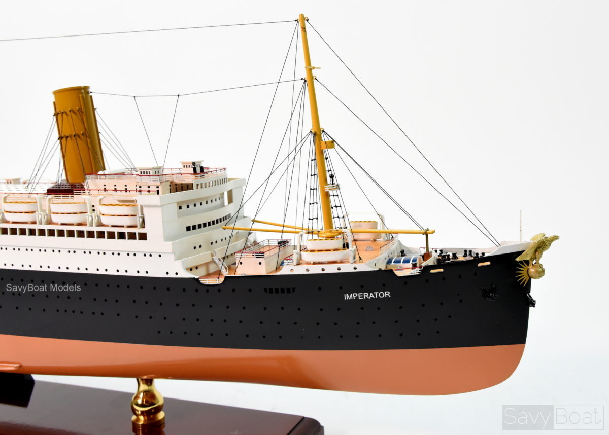 SS Imperator Ocean Liner - Handcrafted Model ship