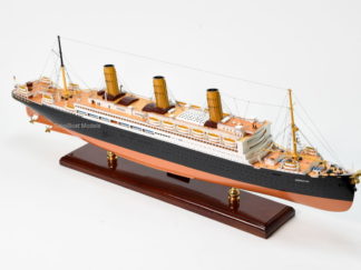 SS Imperator handmade wooden ship model