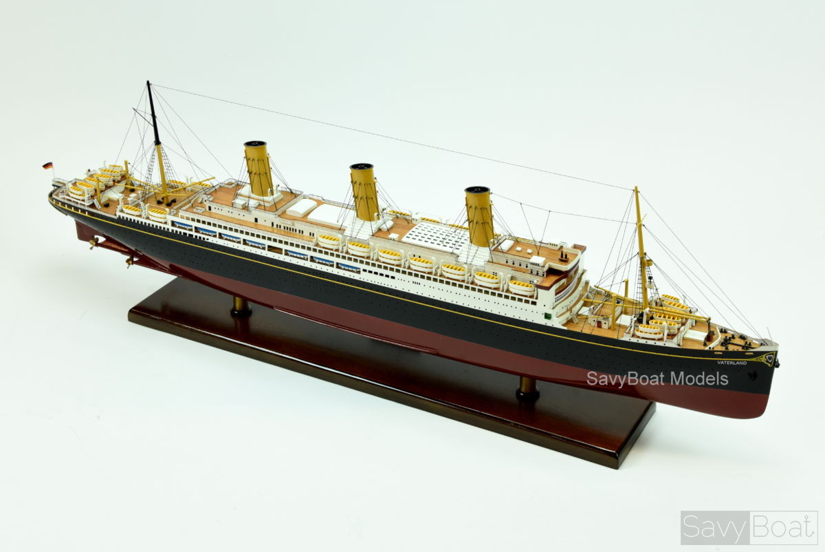 SS Vaterland Ocean Liner - Handcrafted Model ship