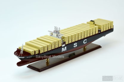 MSC Oscar container ship woodenmodel