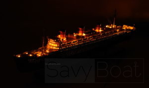 SS Poseidon Ocean Liner Ship Model