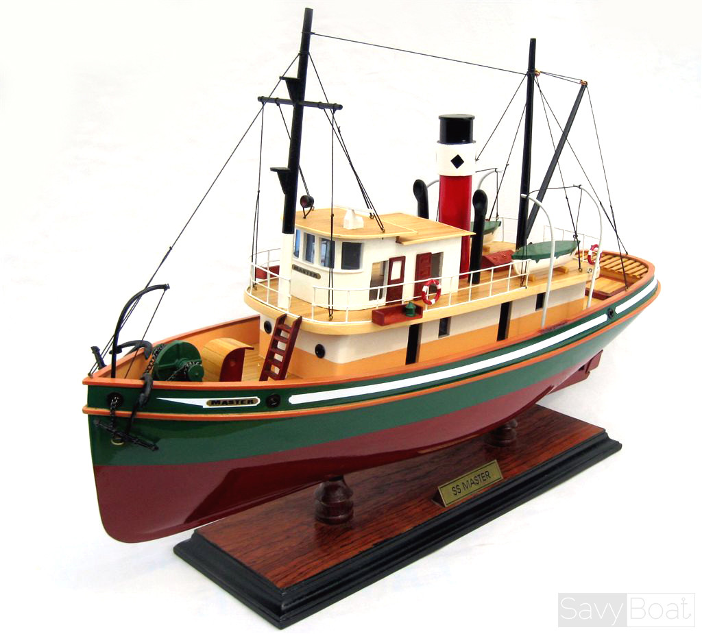 Details about   SS Master Handcrafted Tug Boat Model Display Ready 