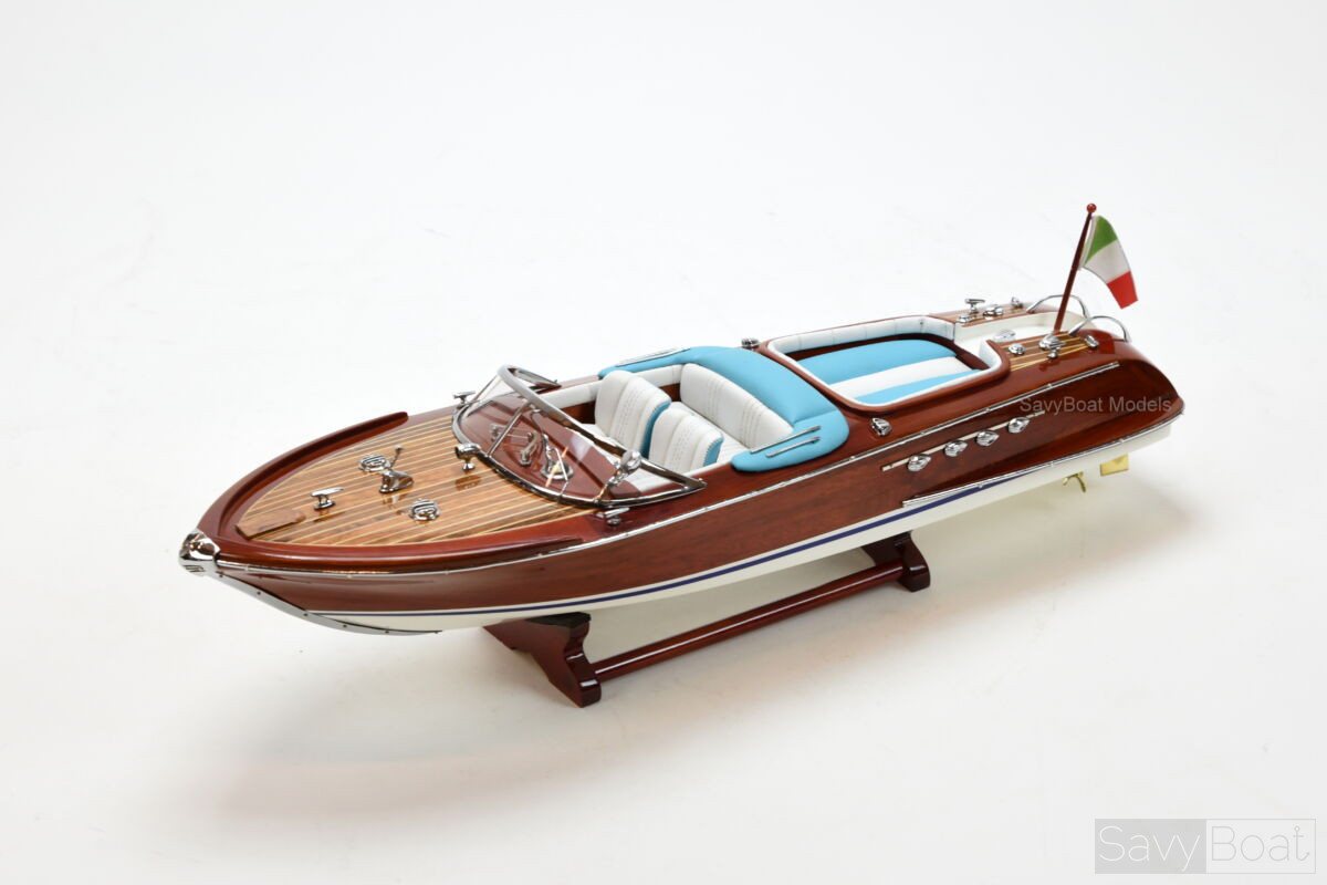 Riva Aquarama Luxus Modern Speed Ship Modell Holzdisplay 21" 