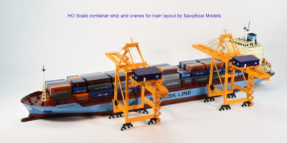Container Ship Model Train Layout